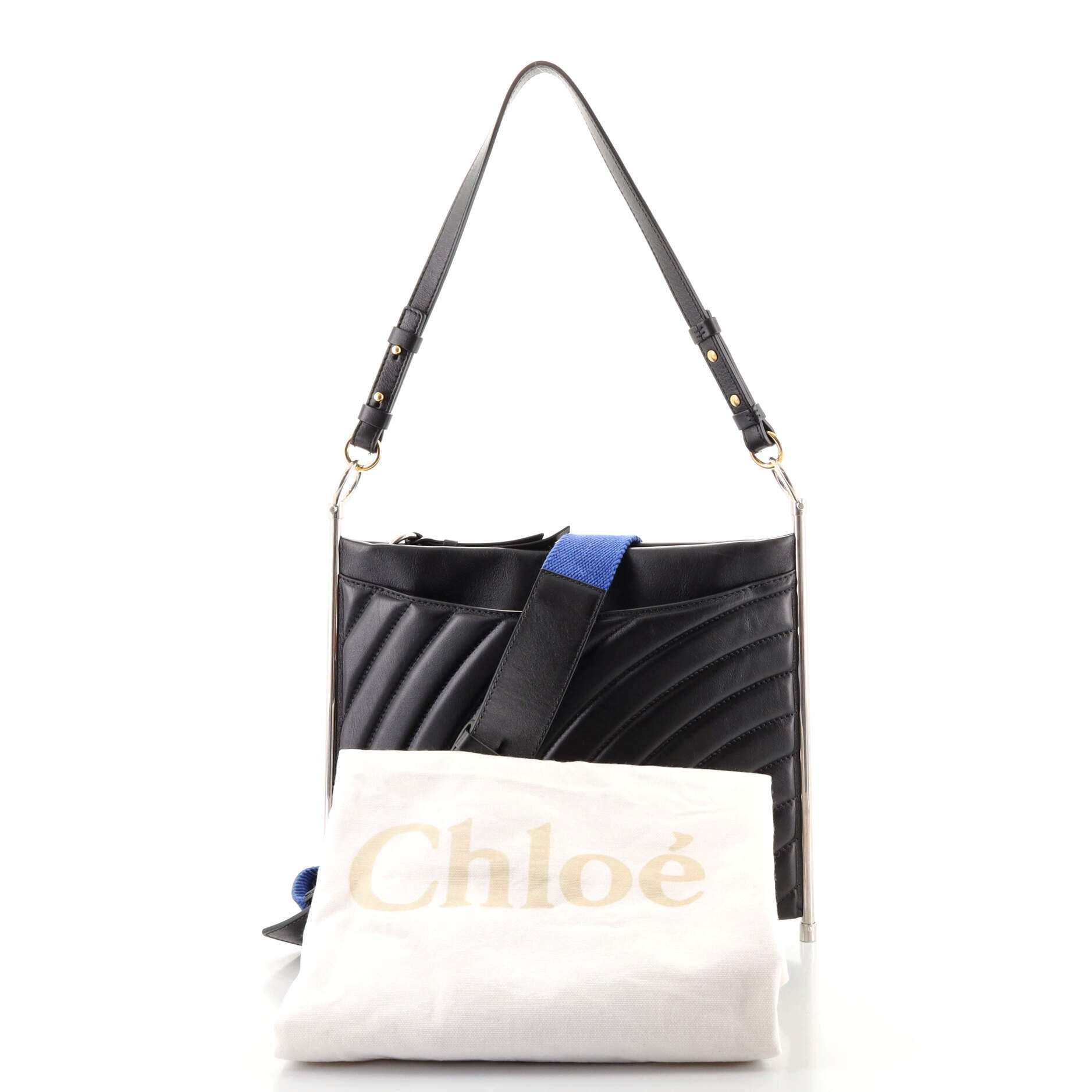 Roy Clutch Quilted Leather Medium