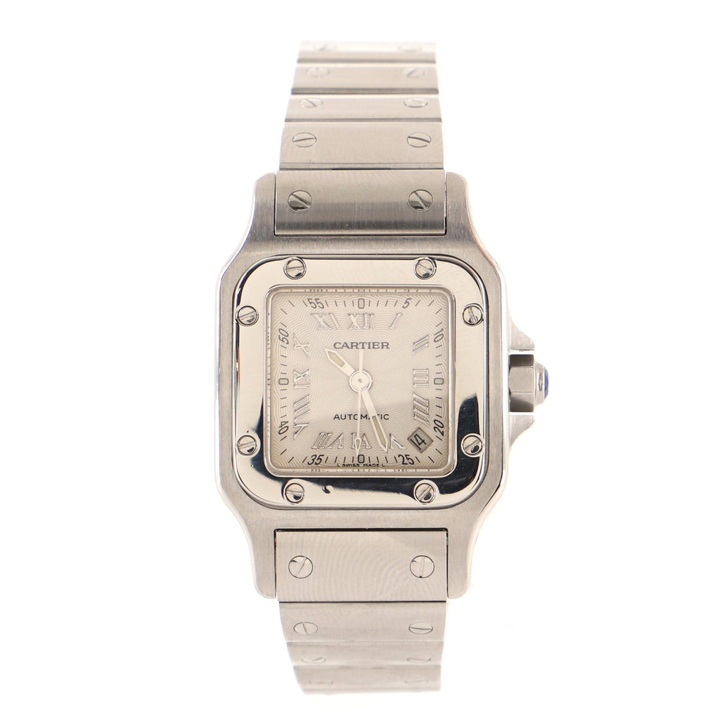 Santos de Cartier Galbee Automatic Watch Stainless Steel 24