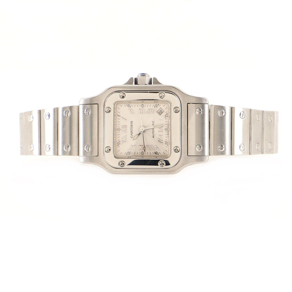 Santos de Cartier Galbee Automatic Watch Stainless Steel 24