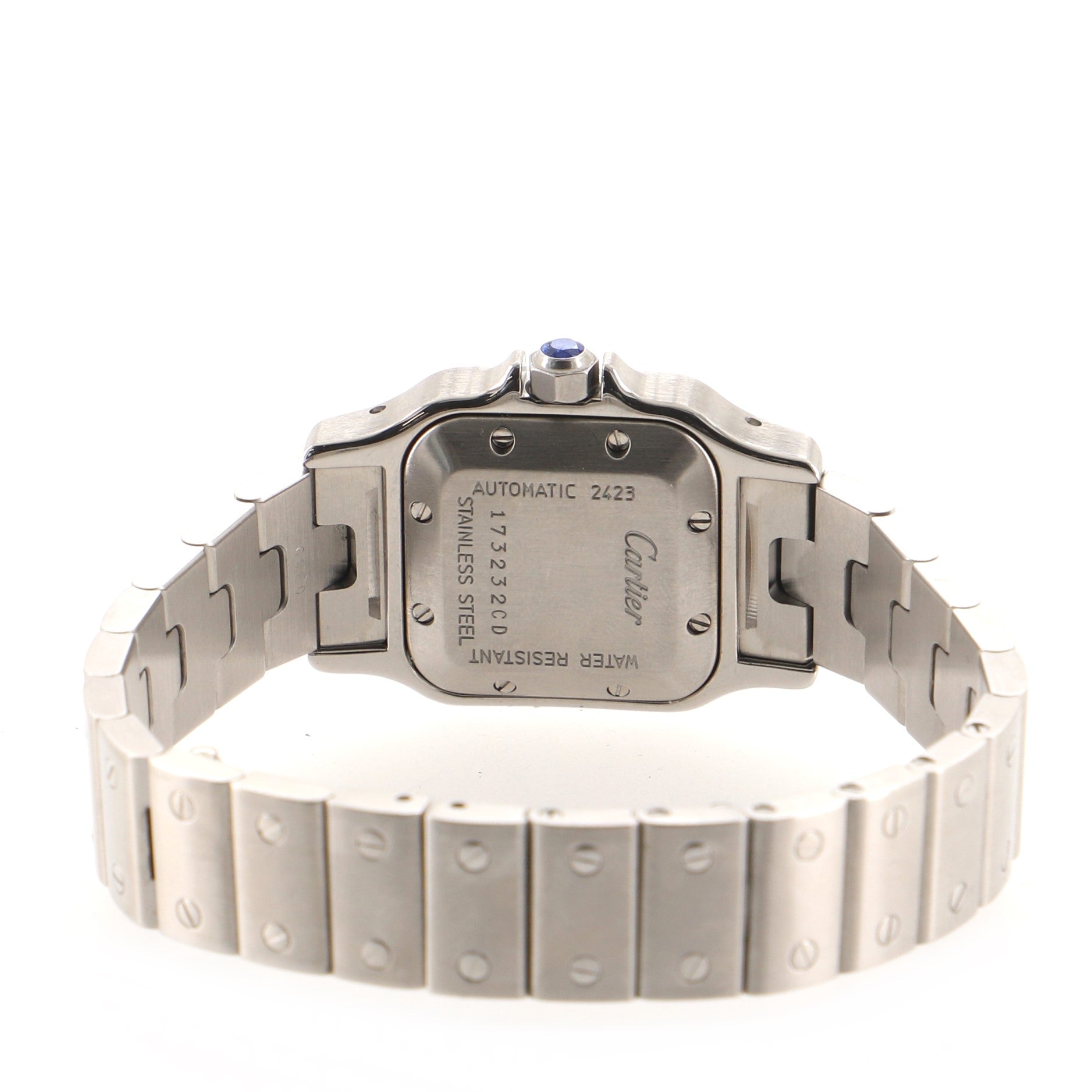 Santos de Cartier Galbee Automatic Watch Stainless Steel 24