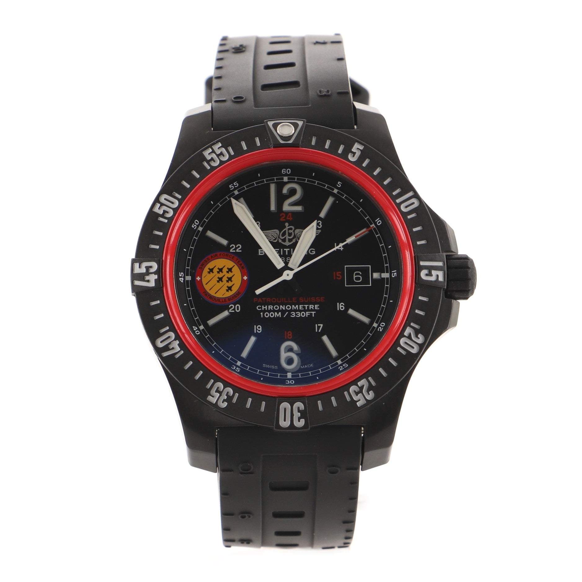 Colt Skyracer Patrouille Suisse Quartz Watch Rubber 45