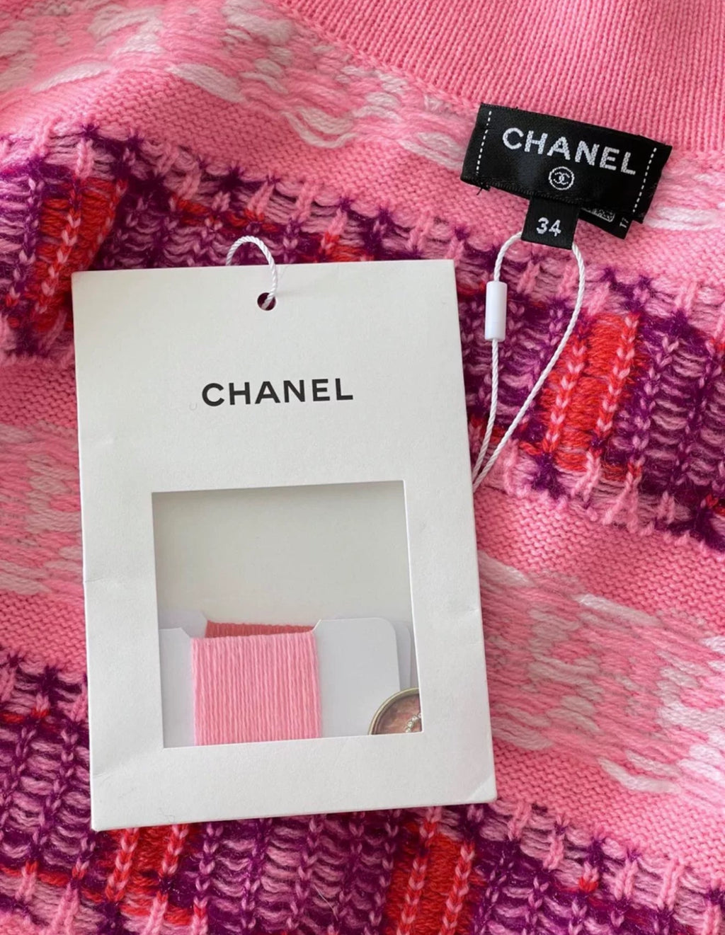 Chanel 23B Pink Cashmere igan
