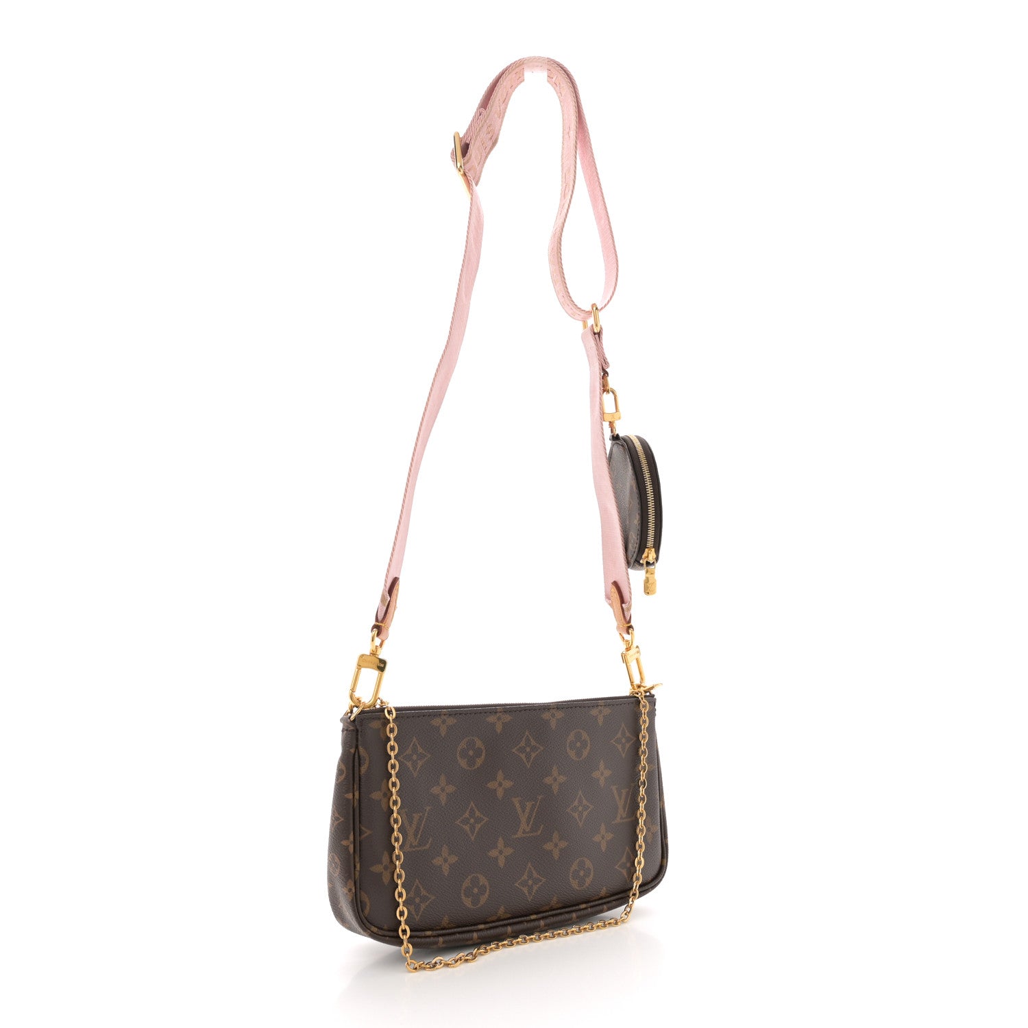 Monogram Multi Pochette Accessories Rose Clair