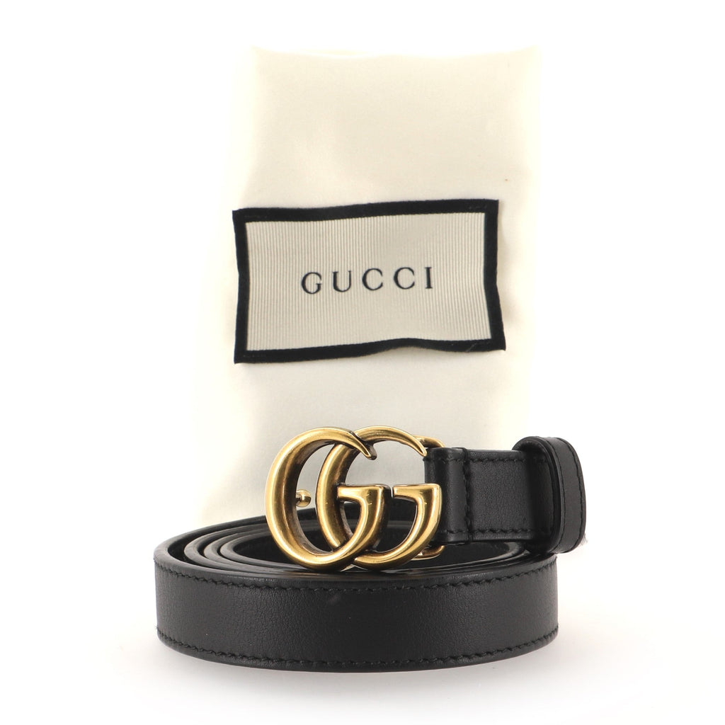 GG Marmont Belt Leather Thin 85
