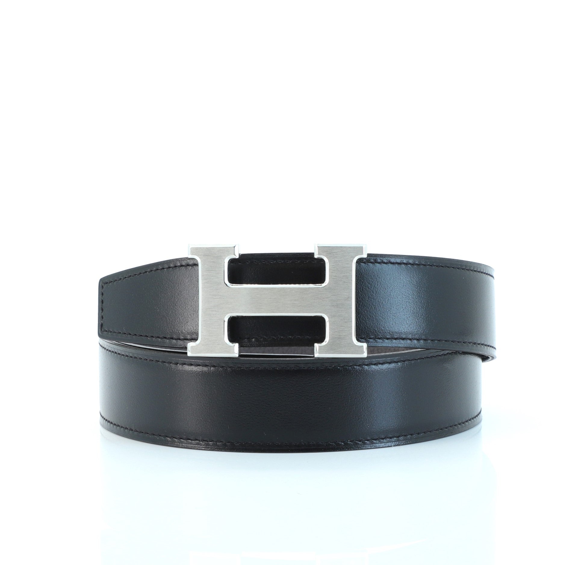 Constance Reversible Belt Leather Wide 80