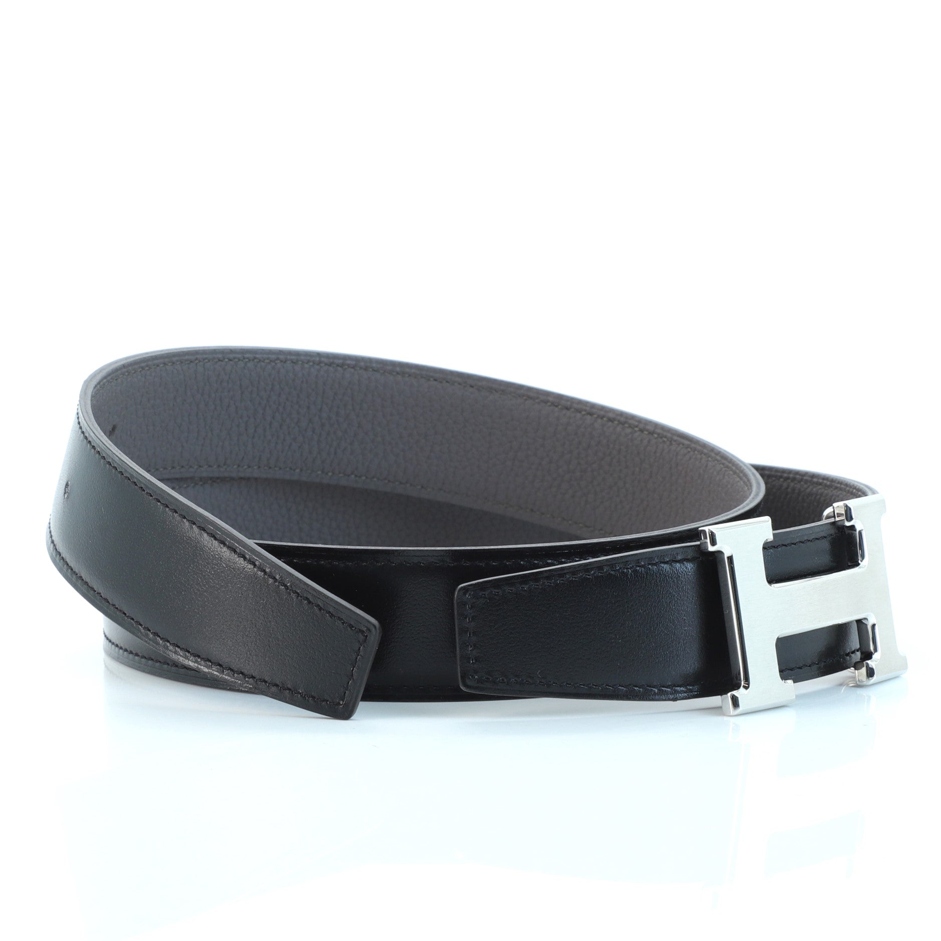 Constance Reversible Belt Leather Wide 80