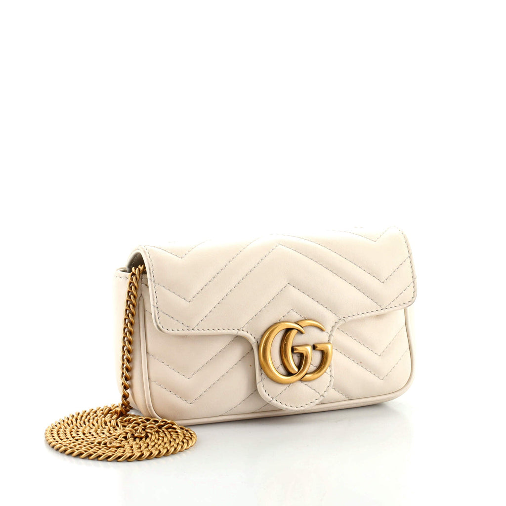 GG Marmont Flap Bag Matelasse Leather Super Mini