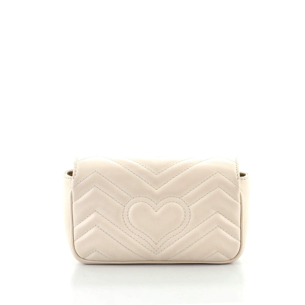 GG Marmont Flap Bag Matelasse Leather Super Mini