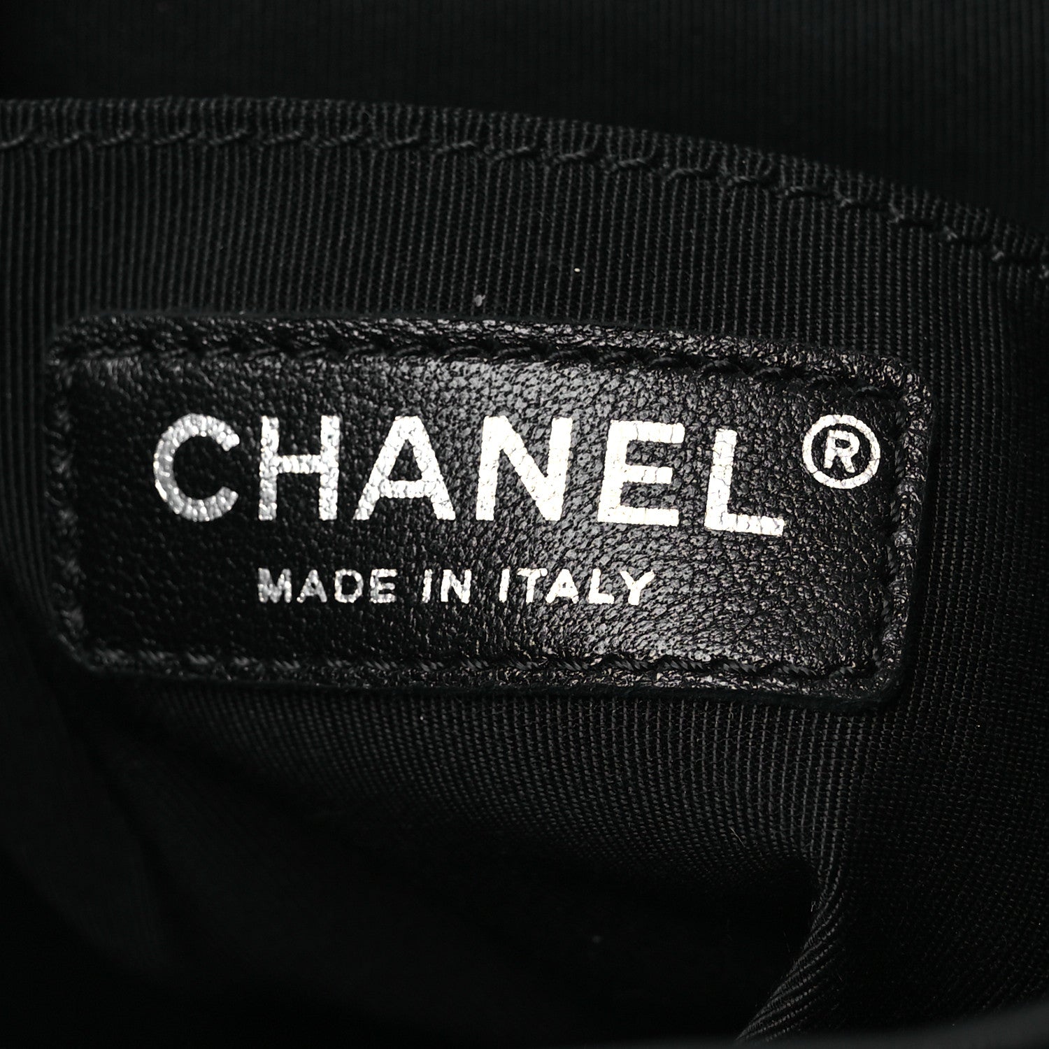 Calfskin Chevron Quilted Large Urban Spirit Backpack Black
