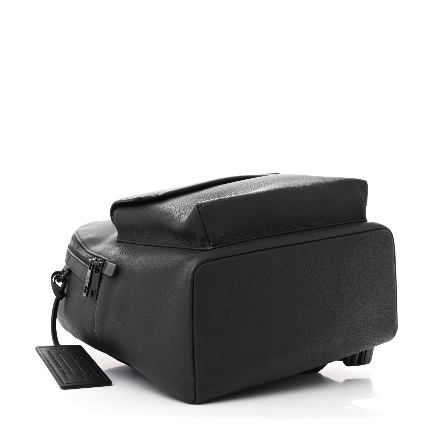 Grained Calfskin Aerogram Takeoff Backpack Black