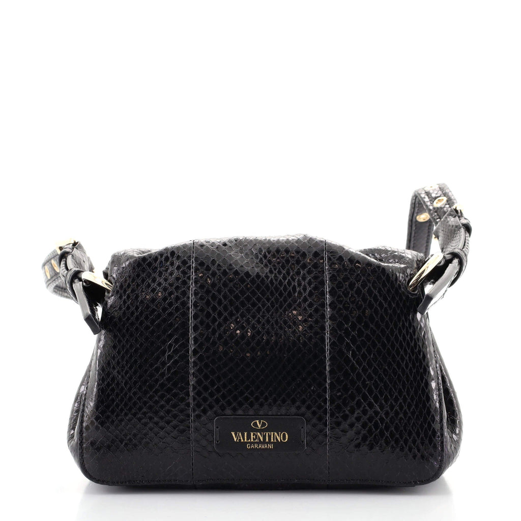 Bloomy Shoulder Bag Snakeskin Mini