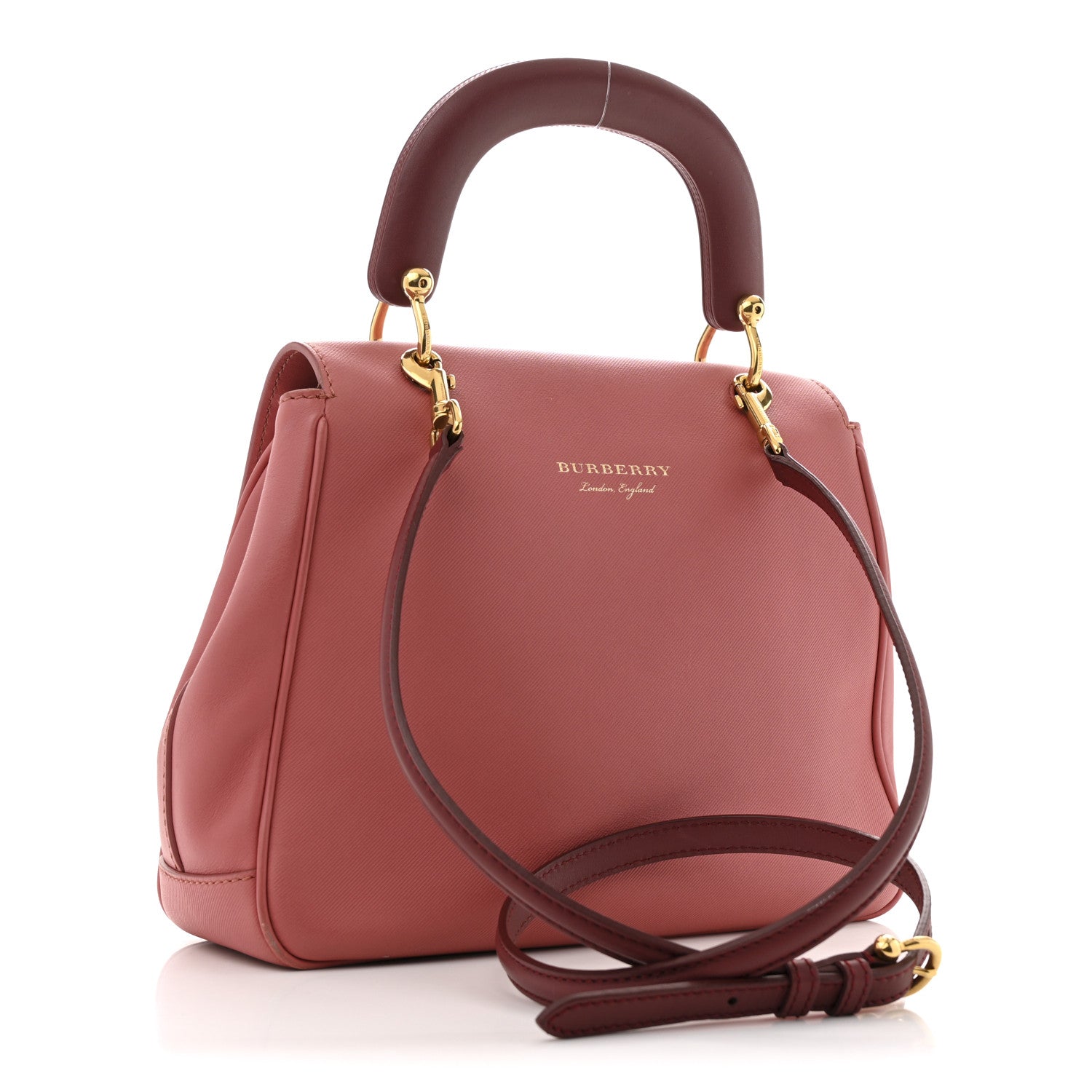 Trench Calfskin Medium DK88 Top Handle Bag Blossom Pink
