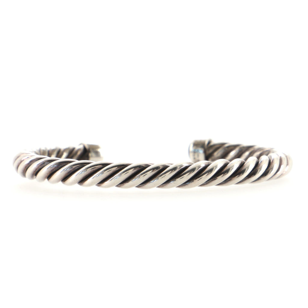 Cable Classic Bracelet Sterling Silver with Onyx 7mm