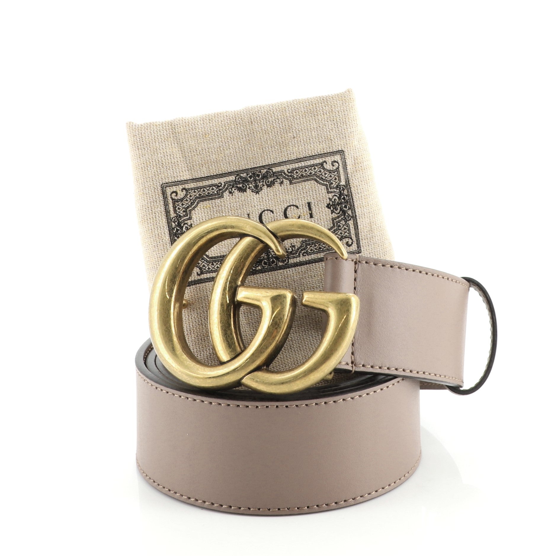 GG Marmont Belt Leather Wide 90