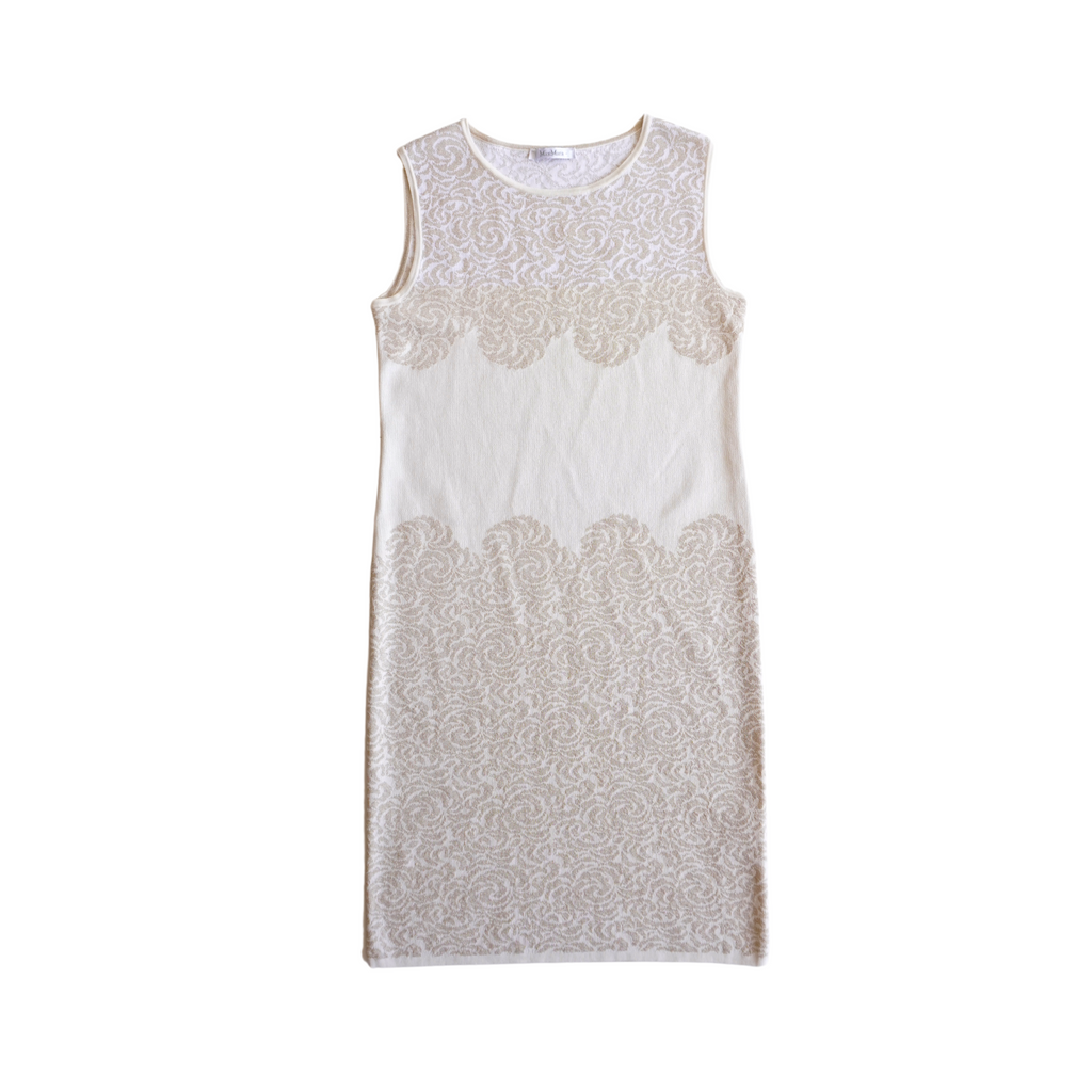 Max Mara Jacquard Dress - Women's S