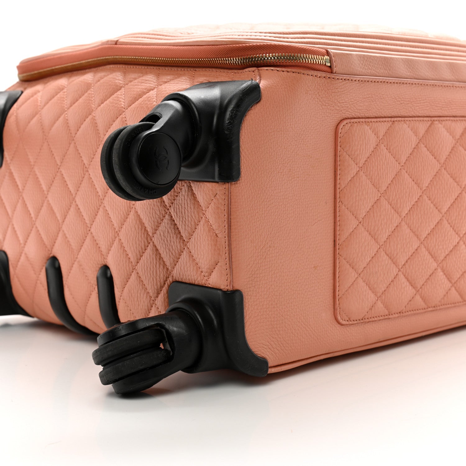 Calfskin Quilted Coco Case Trolley Pink