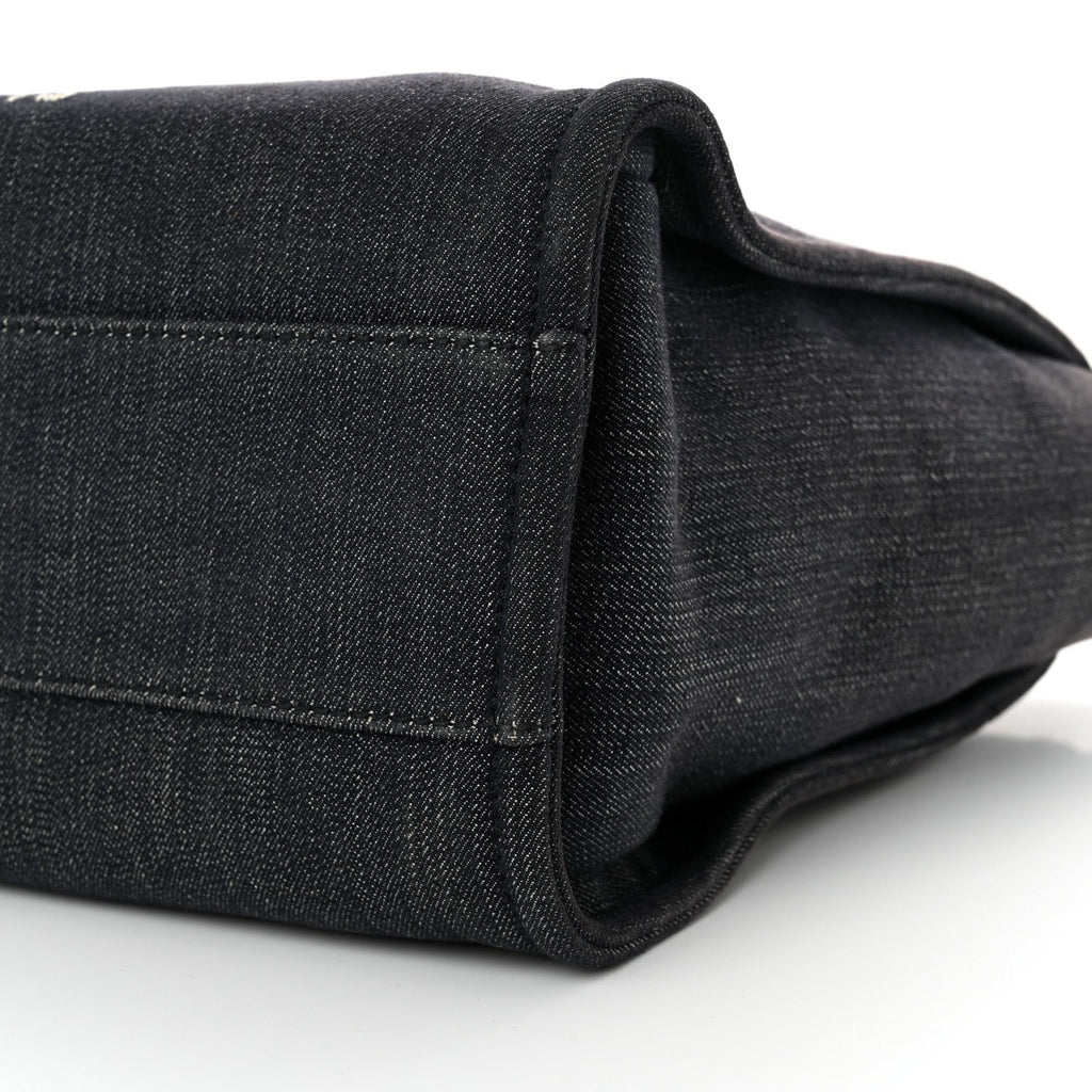 Denim Small Deauville Tote Dark Blue
