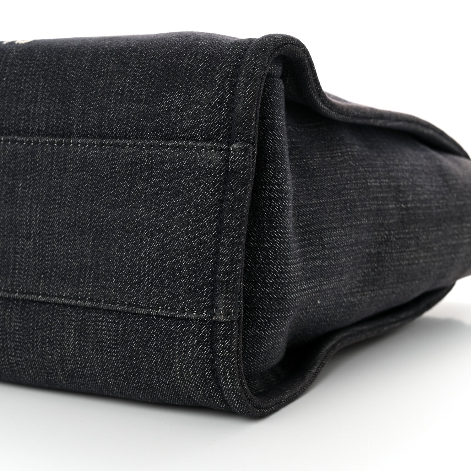Denim Small Deauville Tote Dark Blue