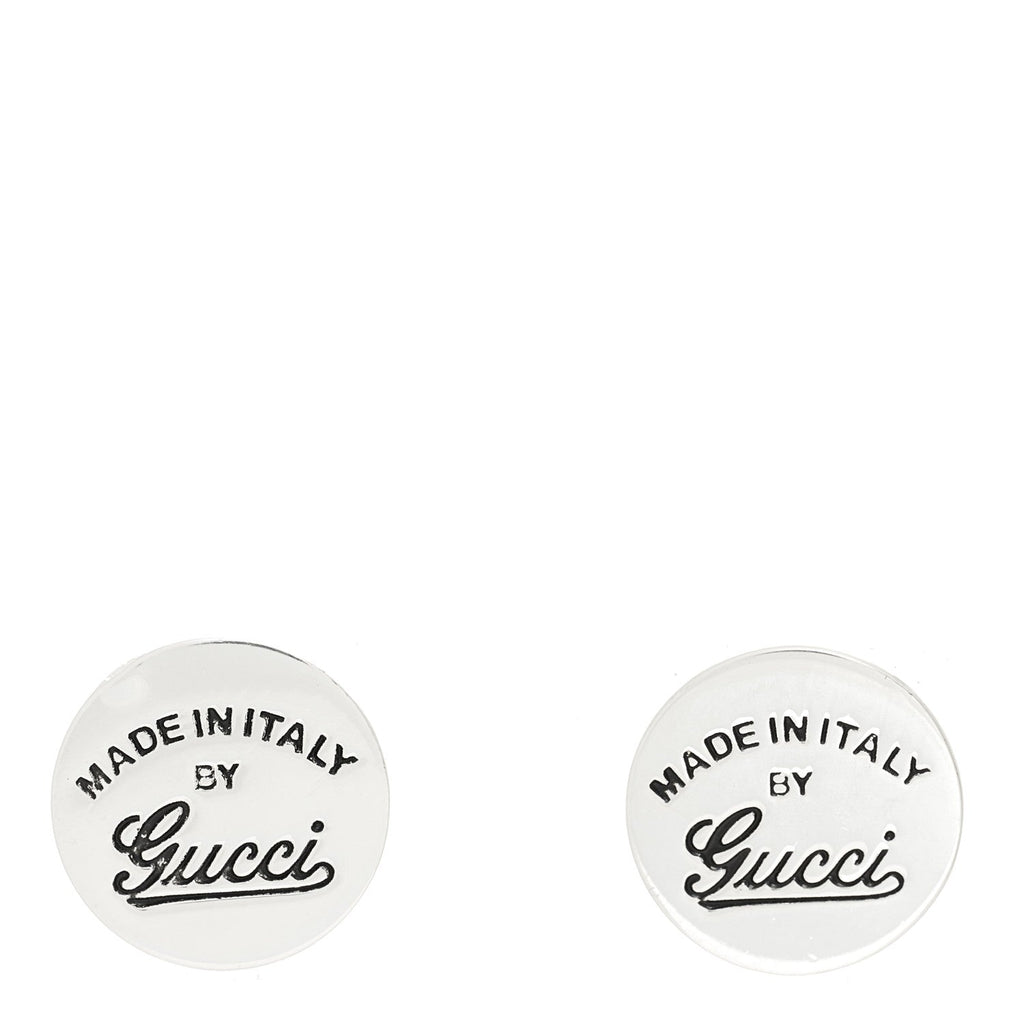 Sterling Silver Round Stud Earrings