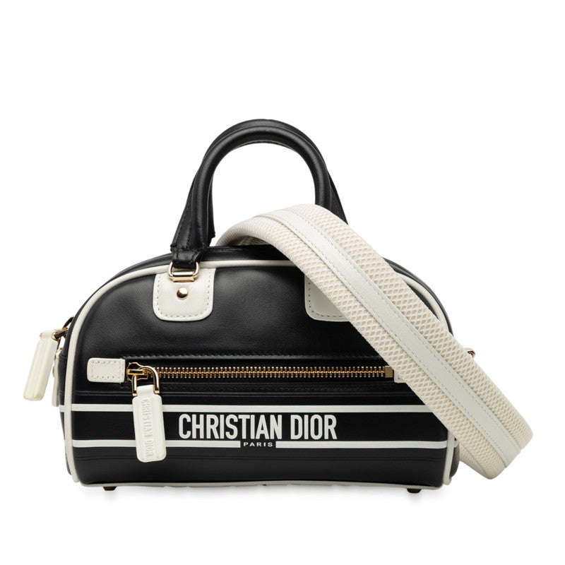 Dior Vibe Mini Bowling Bag Leather 2way Bag