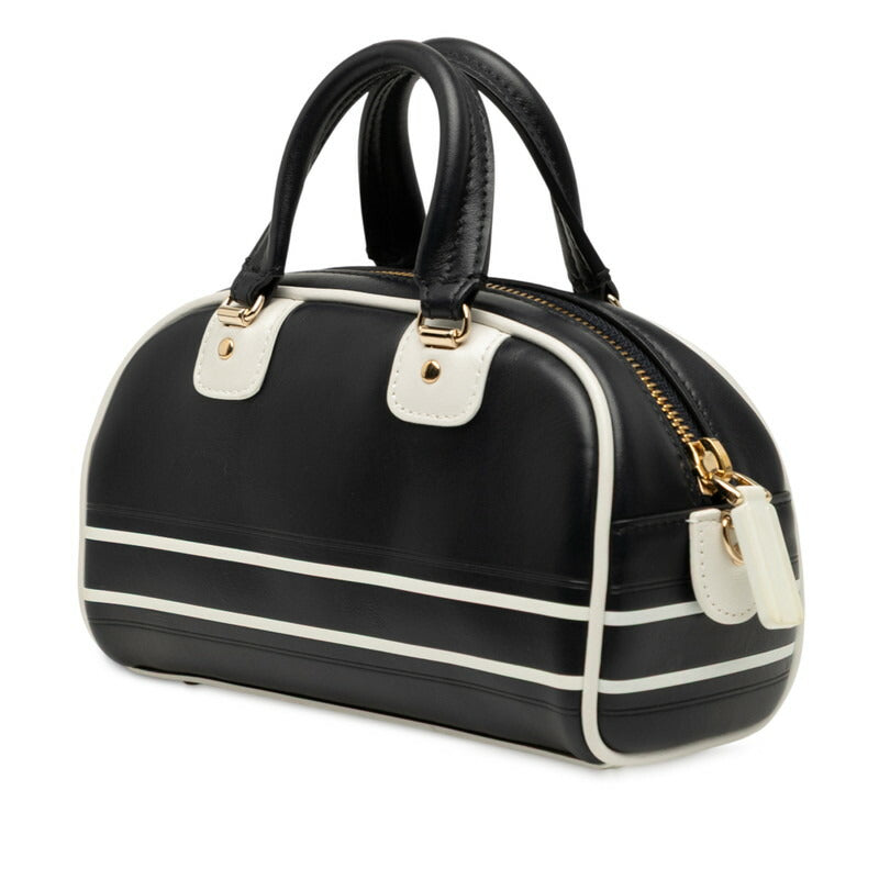 Dior Vibe Mini Bowling Bag Leather 2way Bag