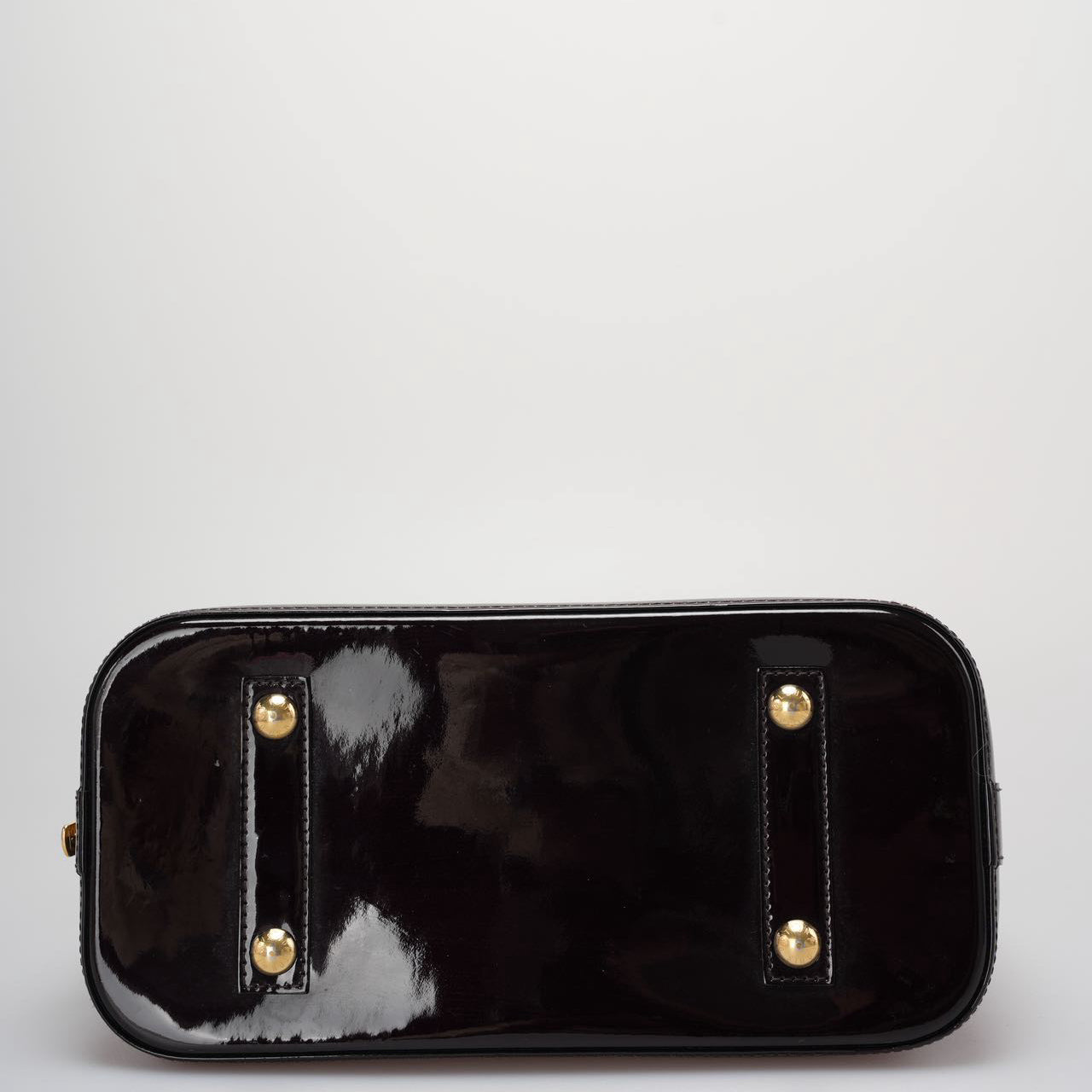 Louis Vuitton Alma PM in Vernis Leather Burgundy Color