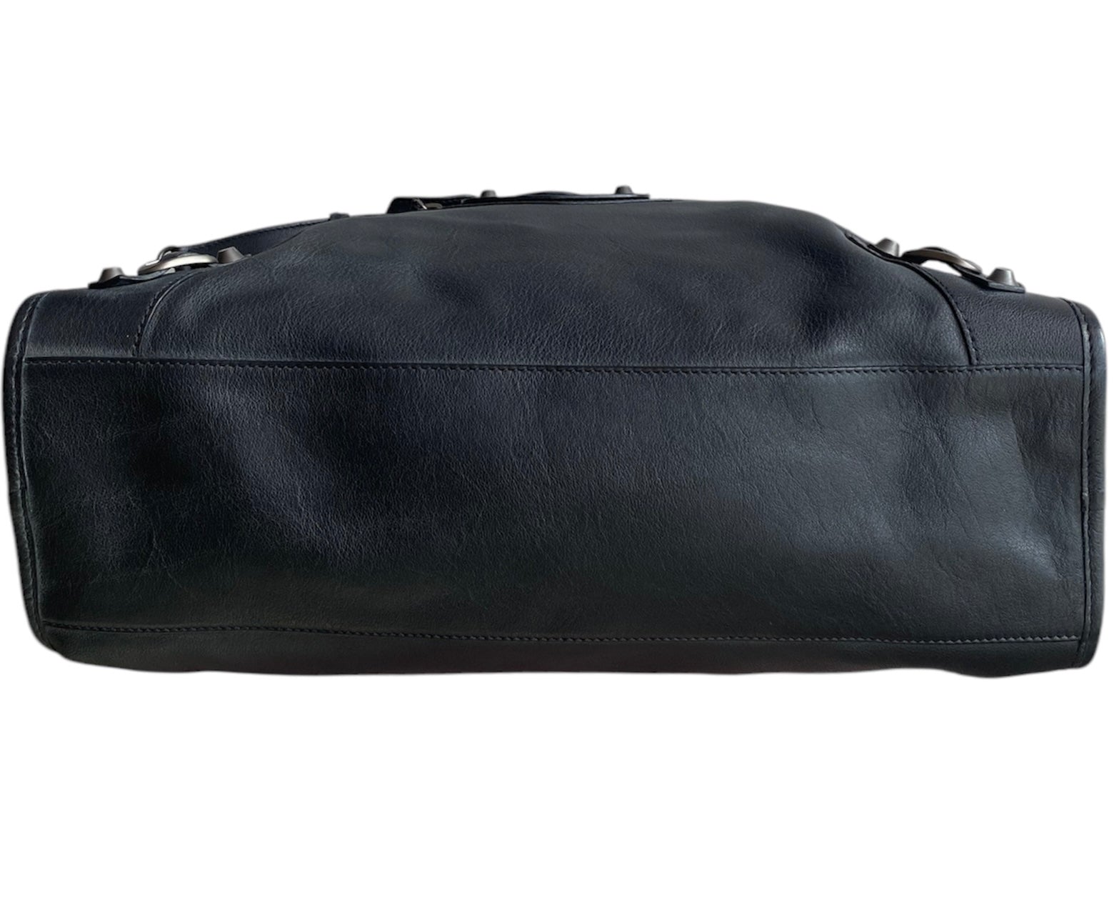 Balenciaga Black Leather City Bag