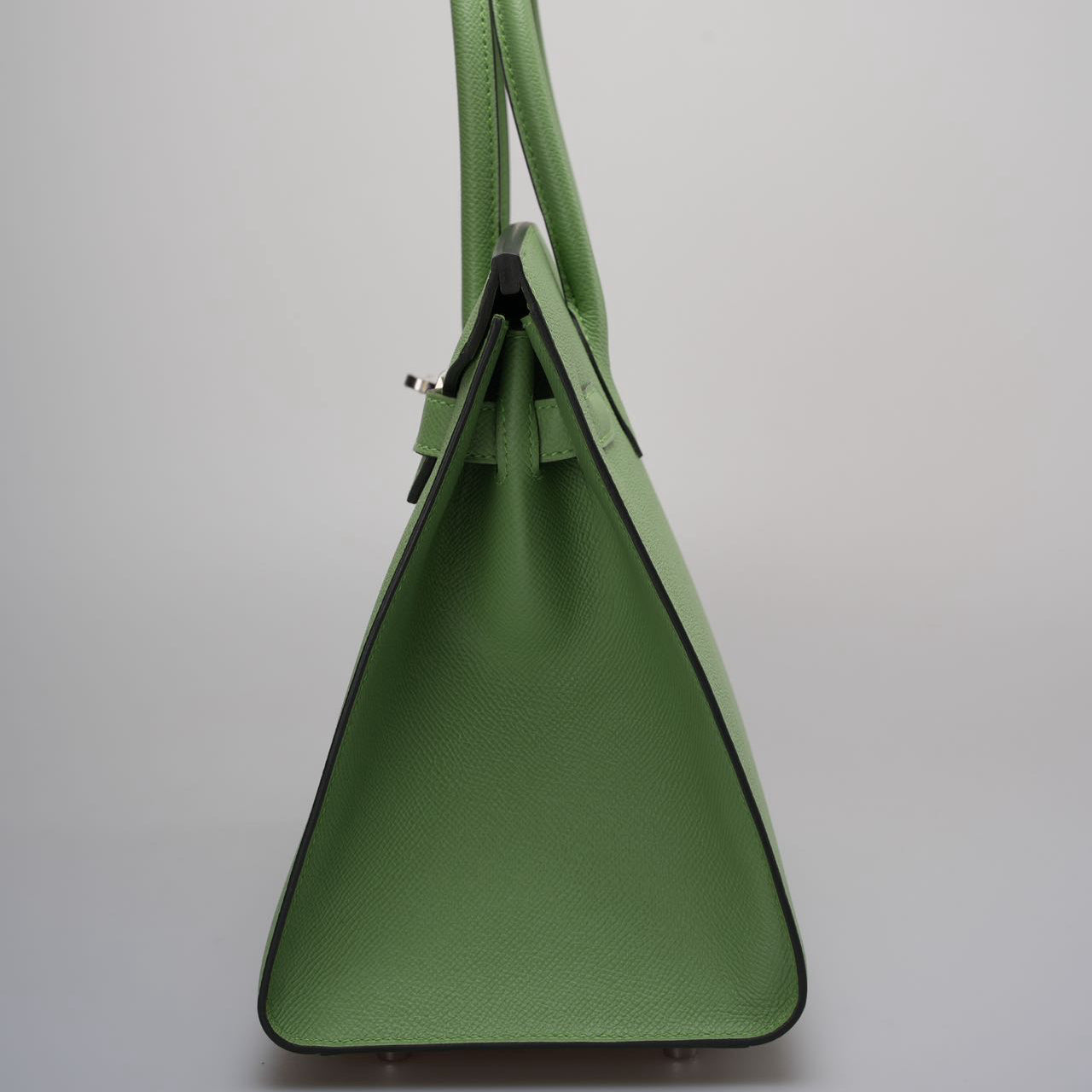 Hermes Birkin 30cm Sellier Bag In Vert Avocado Green Epsom Leather With Palladium Hardware