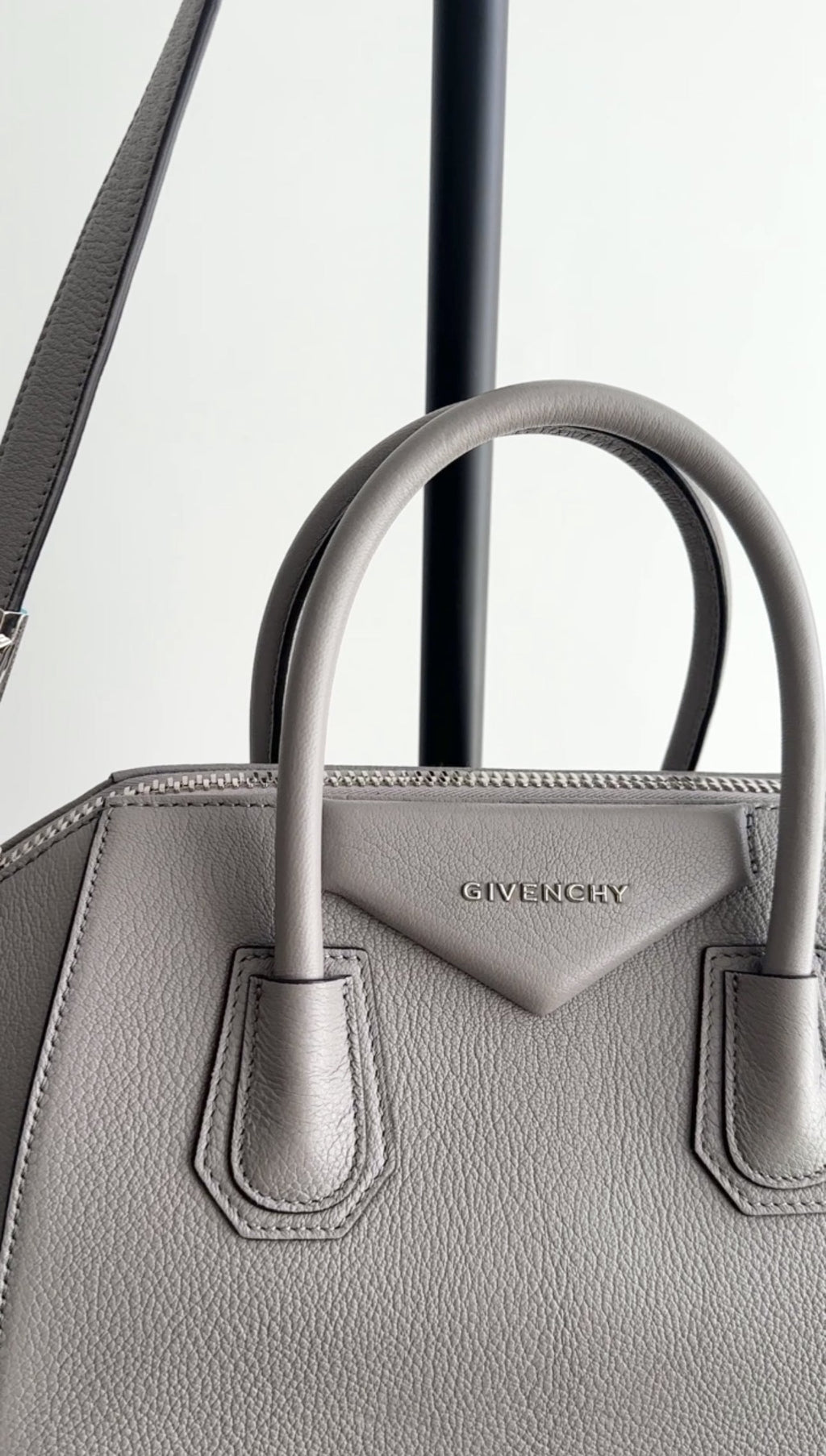 Givenchy Pearl Grey Medium Antigona Bag
