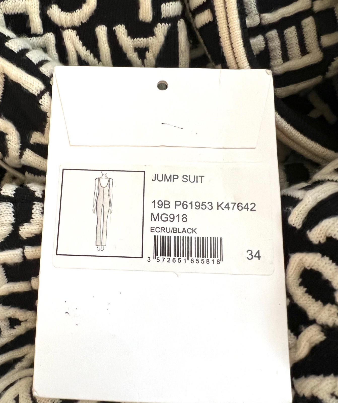 Chanel 2019 ecru/black Ski Jump Suit size 34