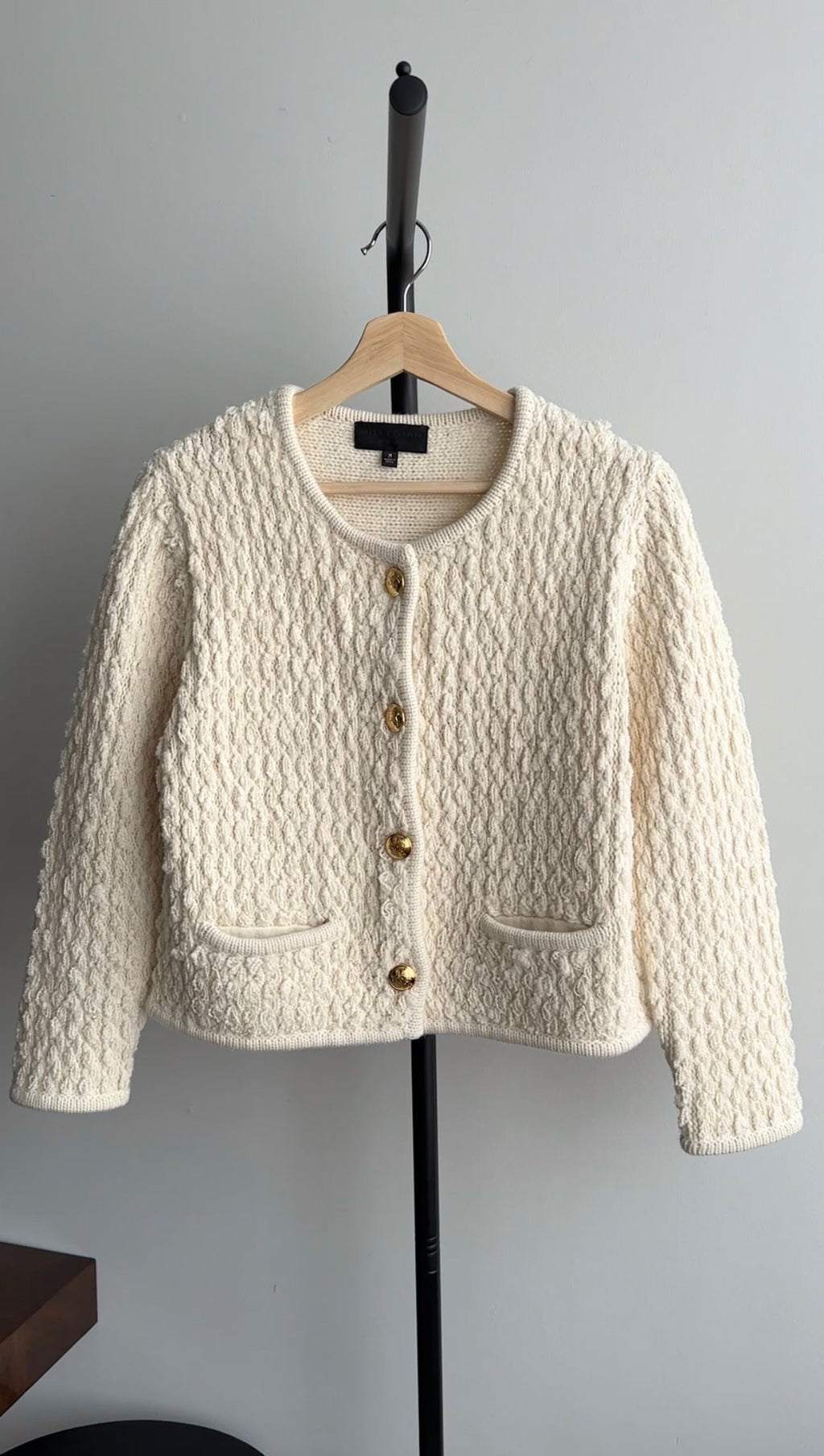 Ermanno Scervino Black Wool Embellished Short Jacket - M (6/8)