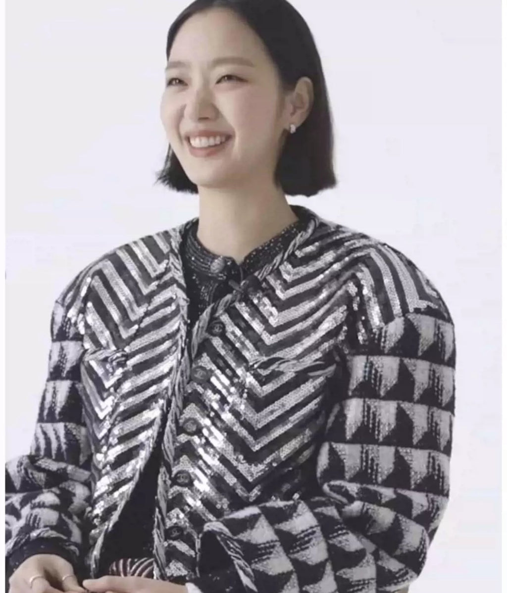 Chanel 21K Black & White Jacket
