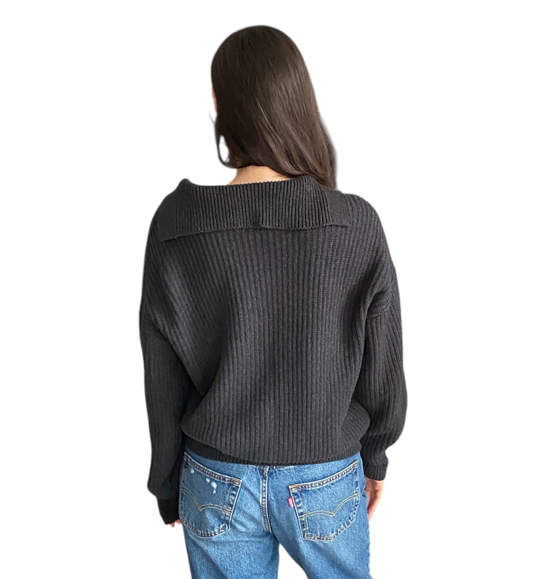 Proenza Schouler Grey Knit Ribbed igan - S