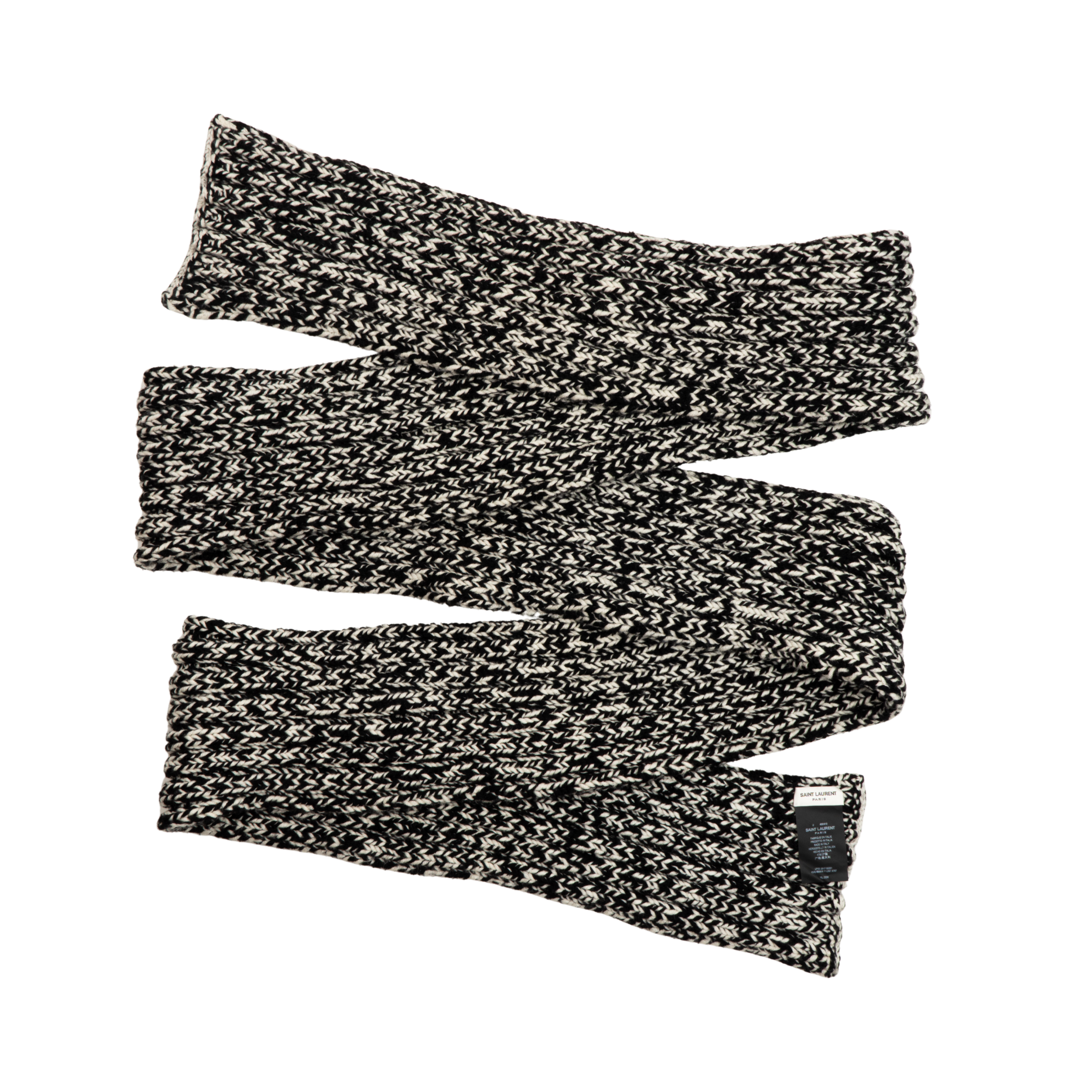 Saint Laurent Cable Knit Scarf