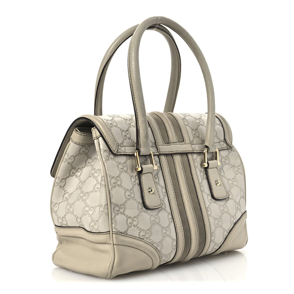 Guccissima Treasure Shoulder Bag Off White