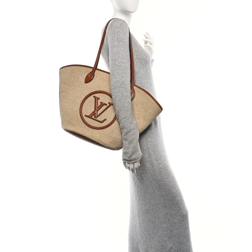Raffia Saint Jacques Tote Caramel