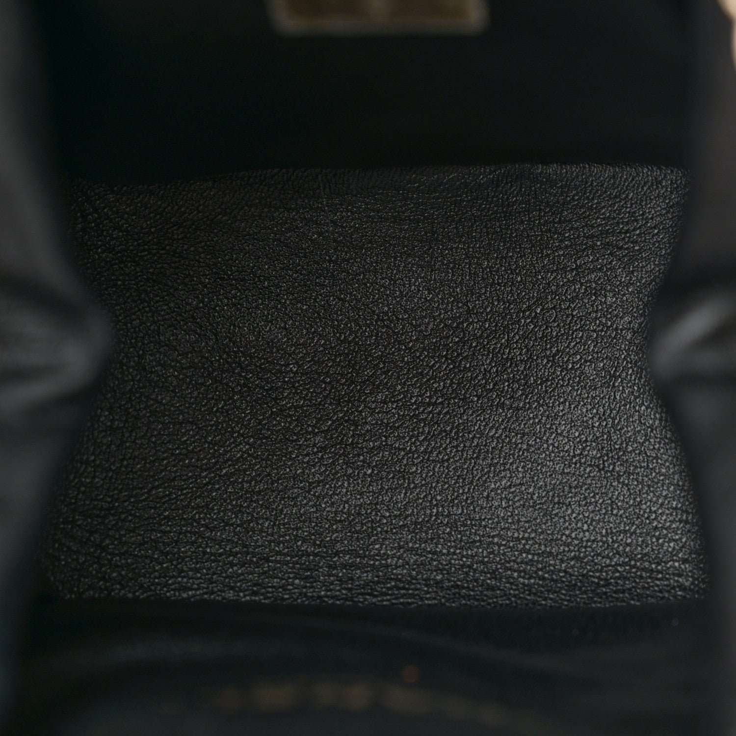 Lambskin Quilted Hollywood Clutch Black