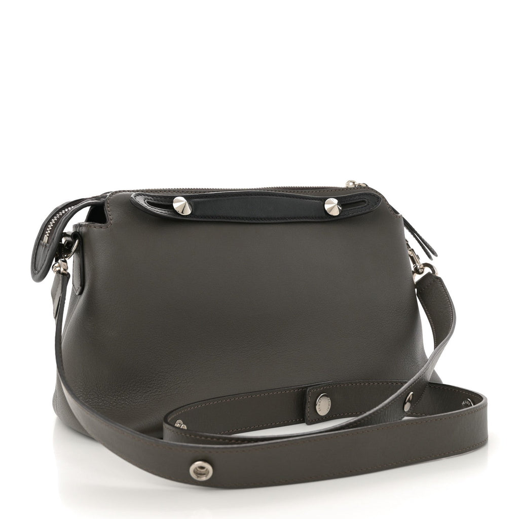 Vitello Dolce 4 Color Medium By The Way Boston Bag Carbone Grigio Polvere Multicolor
