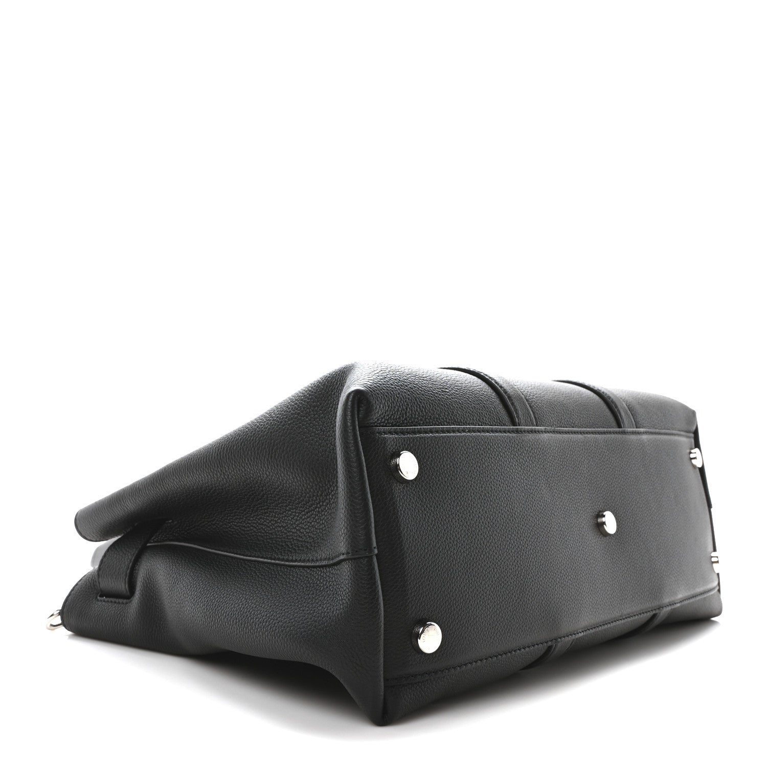 Millesime Calfskin Georges Tote MM Black
