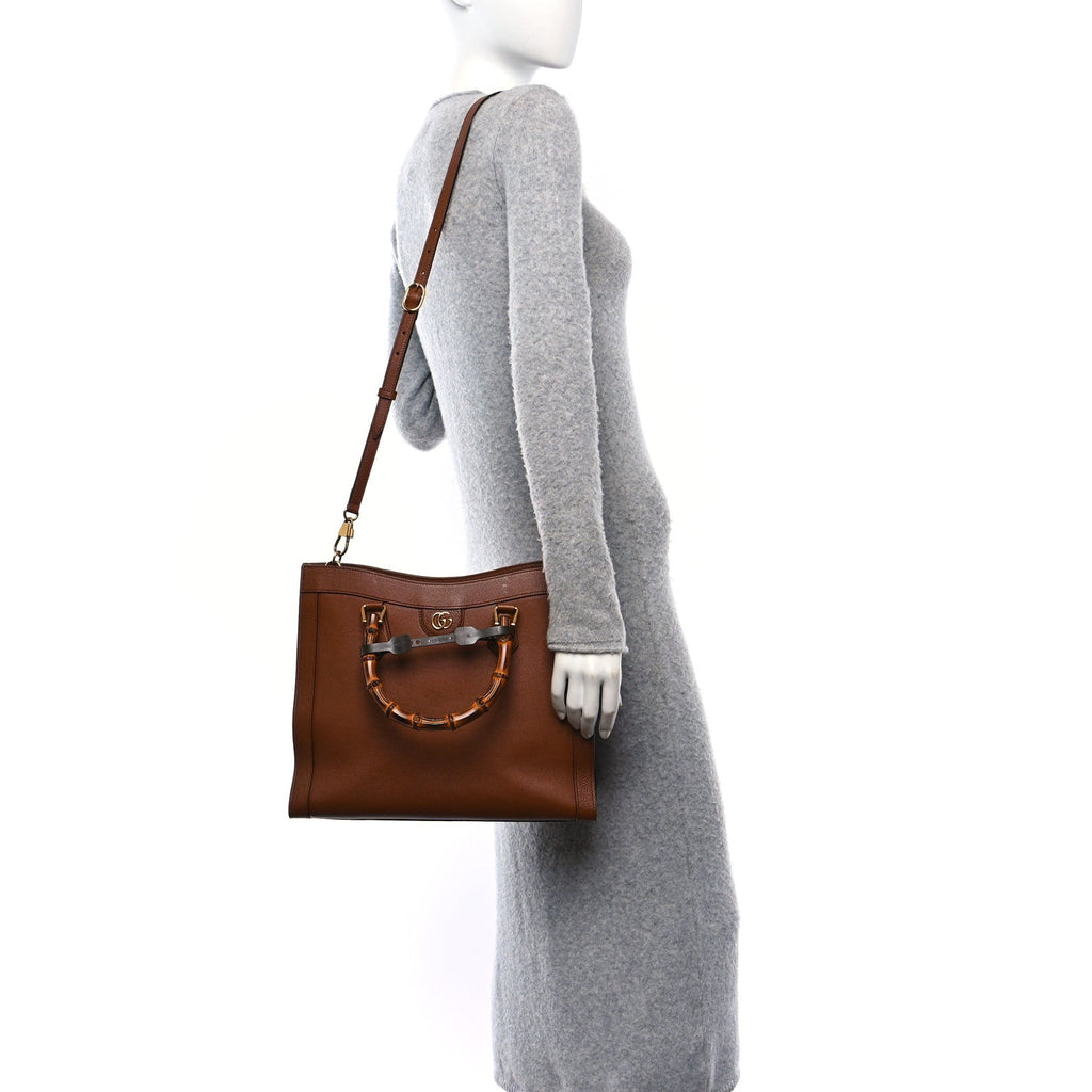 Wonka Grain Calfskin Medium Diana Tote Bag Cuir Yellow Fluo