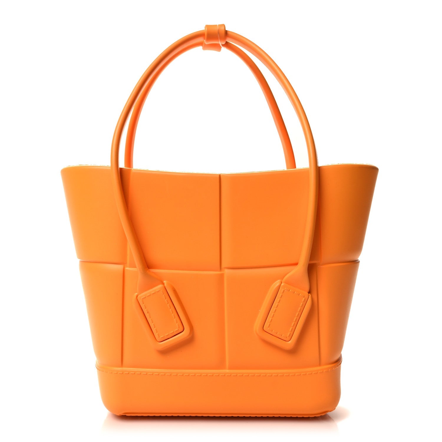 Rubber Maxi Intrecciato Mini Arco Tangerine