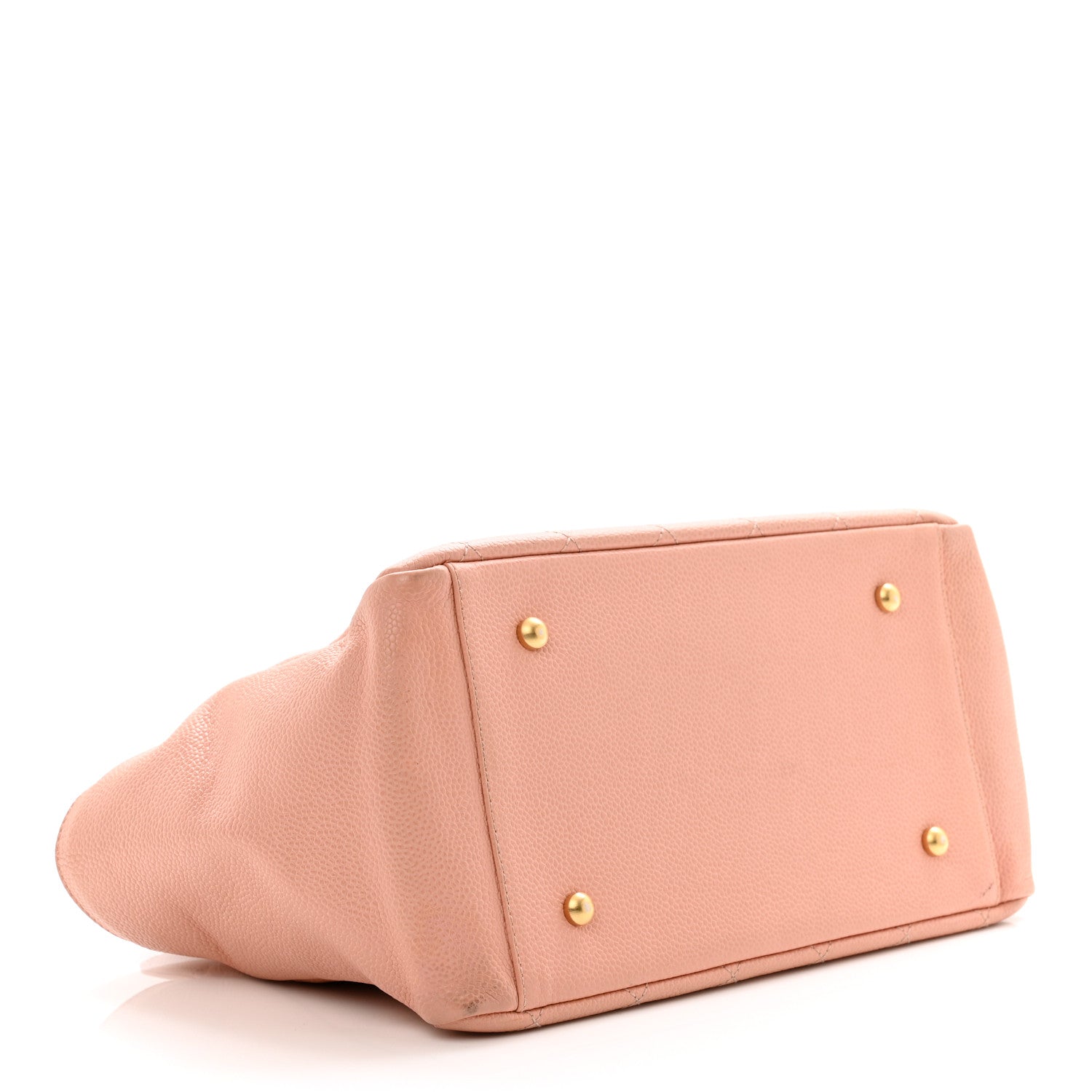 Caviar Quilted Petit Timeless Shopping Tote PTT Pink