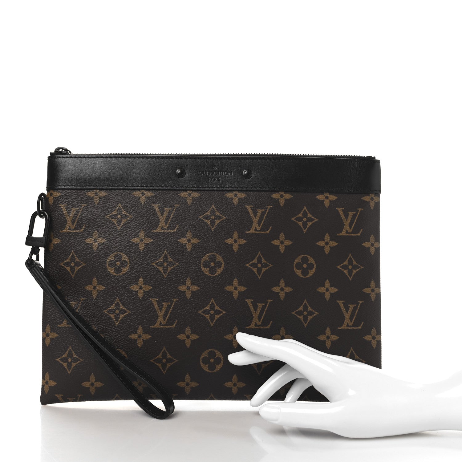 Monogram Macassar Pochette To-Go Black