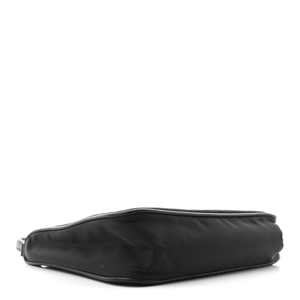 Tessuto Nylon Saffiano Mini Re-Edition 2005 Bag Black