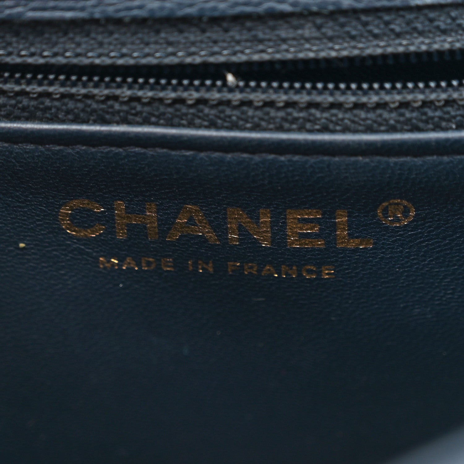 Caviar Quilted Mini Sweet Classic Flap Navy Blue