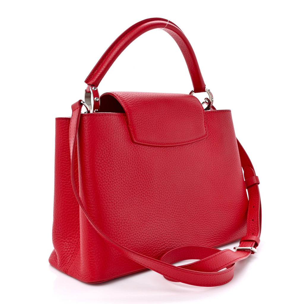 Taurillon Capucines PM Rubis