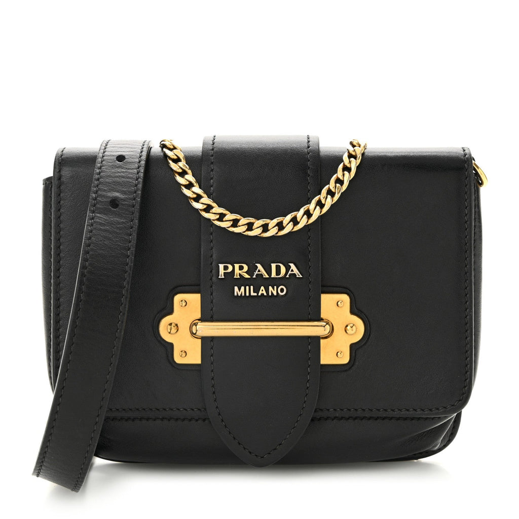 City Calf Cahier Belt Bag Black