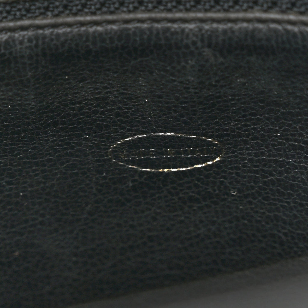 Caviar Triple CC Shoulder Bag Black