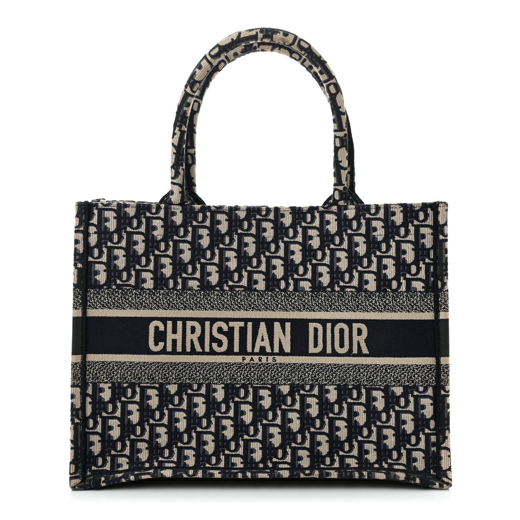 Oblique Medium Book Tote Blue Multicolor