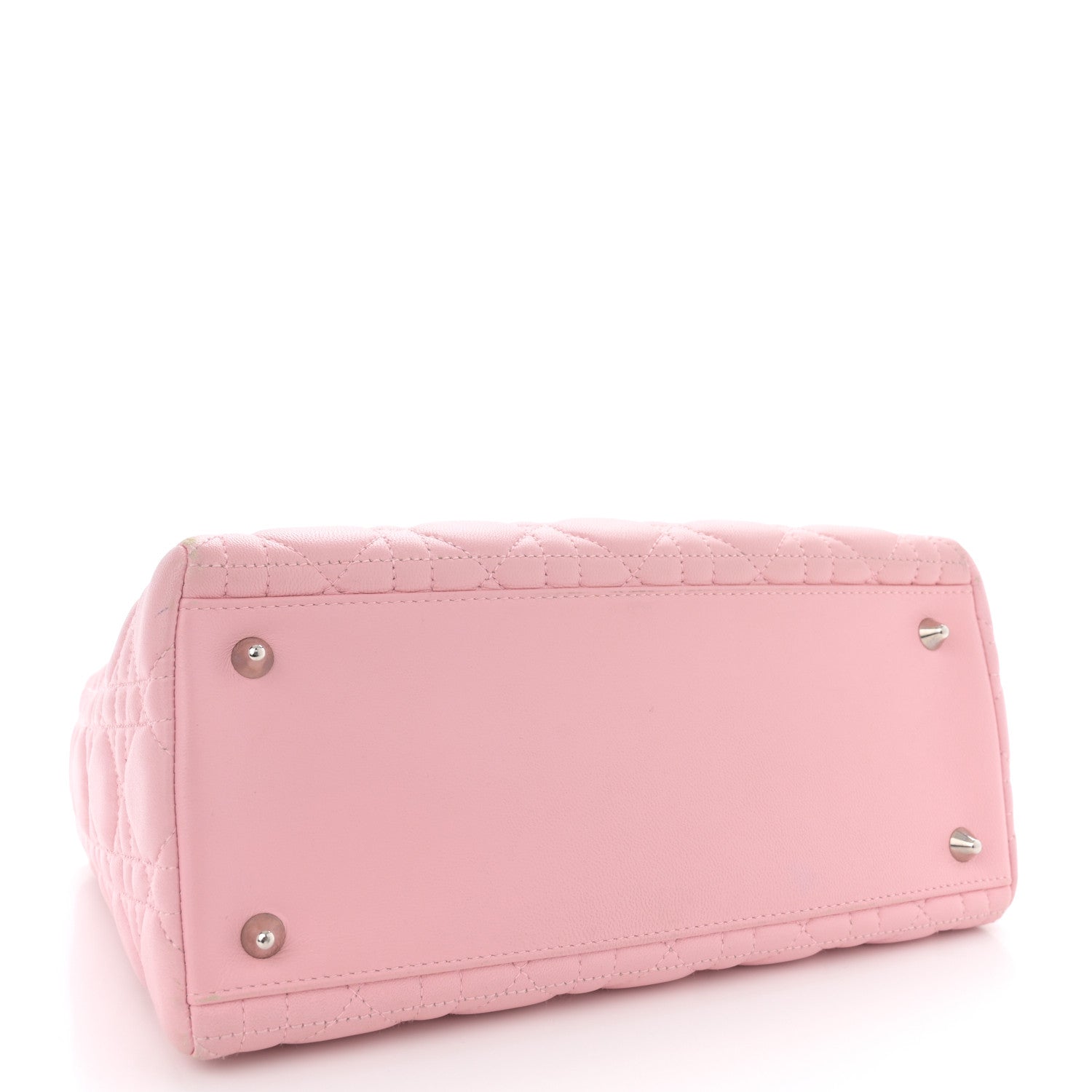 Lambskin Cannage Medium Lady Dior Light Pink